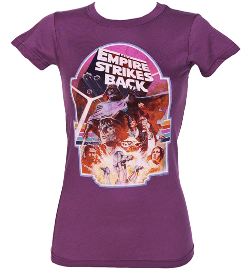 Junk Food Ladies Empire Strikes Back Star Wars T-Shirt