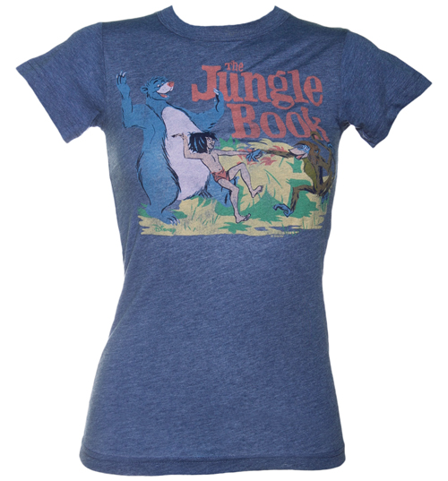 Ladies Jungle Book Blue T-Shirt from Junk Food
