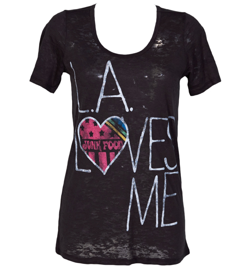 Ladies L. A Loves Me T-Shirt from Junk Food