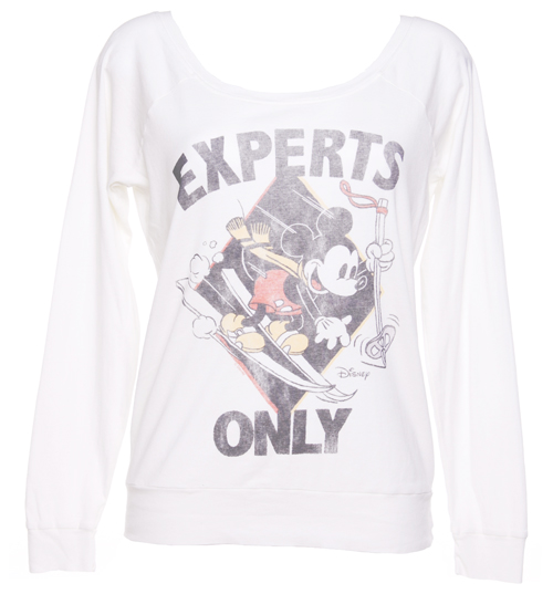 Junk Food Ladies Mickey Mouse Experts Only Ski Off The