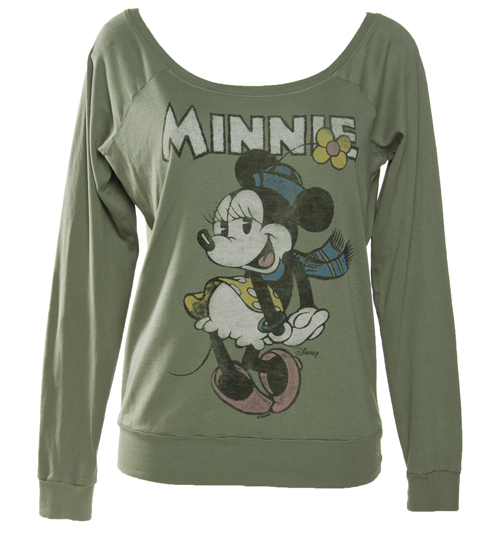 Ladies Minnie Mouse Black Label Off The Shoulder