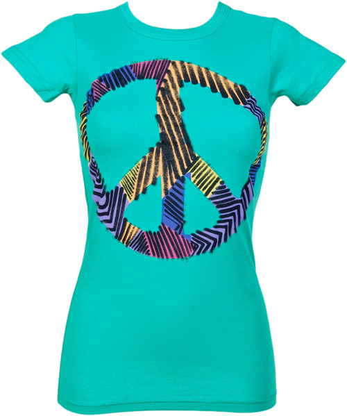 Junk Food Ladies Peace T-Shirt from Junk Food