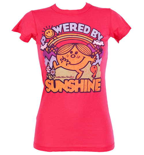Ladies Powered By Sunshine Little Miss T-Shirt