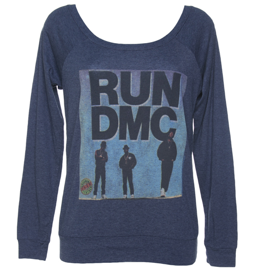 Ladies Run DMC Blue Pullover from Junk Food
