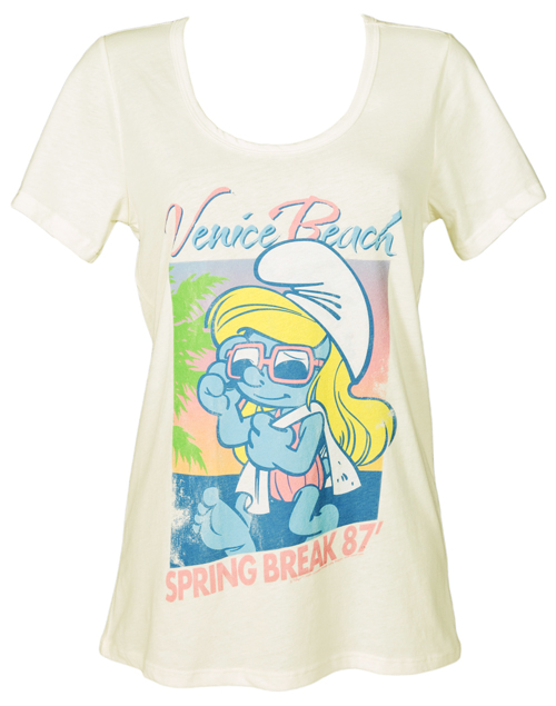 Ladies Smurfette Spring Break 87 Boyfriend
