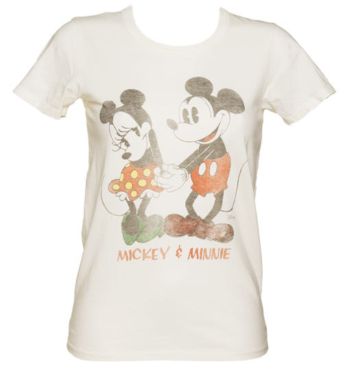 Junk Food Ladies Sugar White Cute Mickey And Minnie