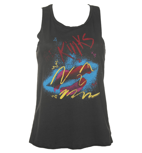 Ladies The Kinks Cropped Back Vest from Junk Food