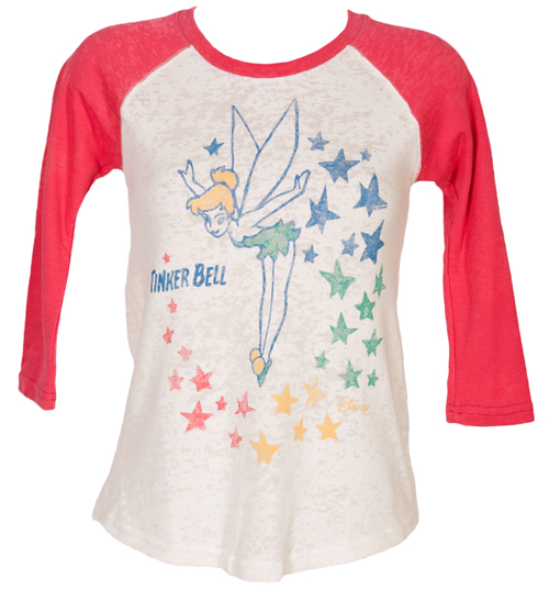 Ladies Tinkerbell Baseball T-Shirt from Junk Food
