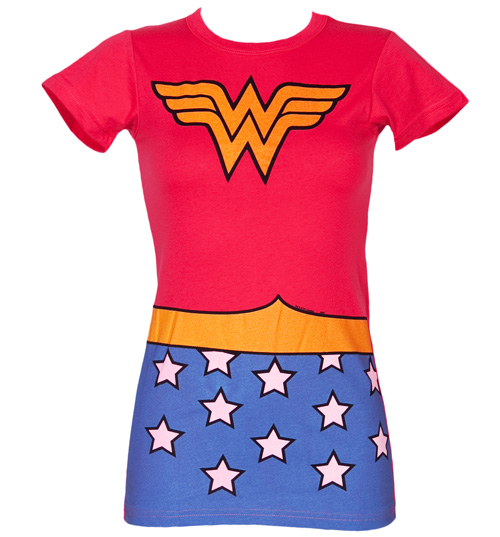 Junk Food Ladies Wonder Woman Costume T-Shirt from Junk Food