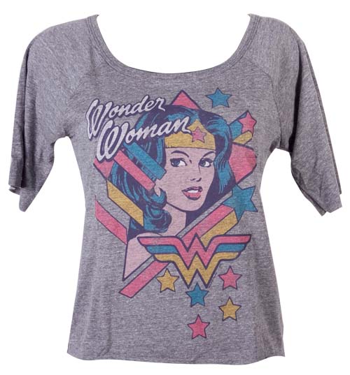 Ladies Wonder Woman Slouch Triblend T-Shirt from