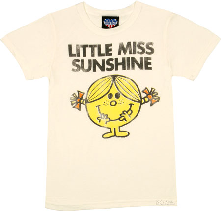Little Miss Sunshine Ladies T Shirt from Junk Food