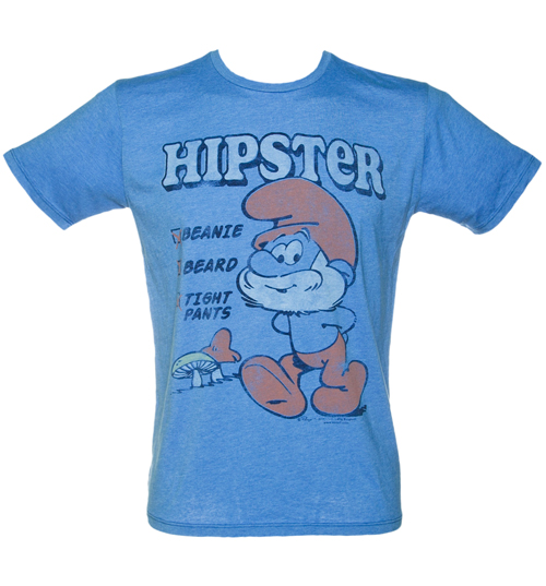 Men’s Papa Smurf Hipster T-Shirt from Junk
