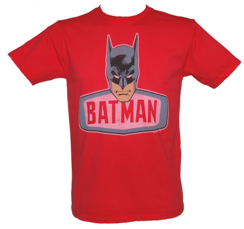 Men` Batman Face T-Shirt from Junk Food