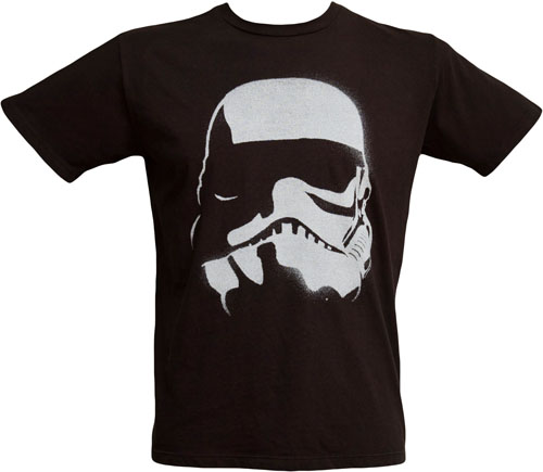 Junk Food Men` Black Airbrush Stormtrooper T-Shirt from Junk Food