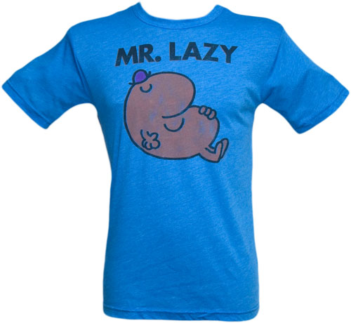 Junk Food Men` Blue Mr Lazy T-Shirt from Junk Food