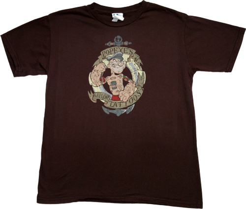 T Shirts · Men` Popeye Tattoo T-Shirt from Junk Food T Shirts · Men` Popeye Tattoo T-Shirt from Junk Food