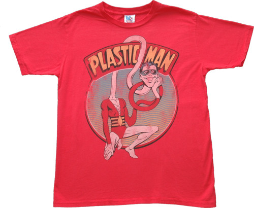 Men` Red Plastic Man T-Shirt from Junk Food