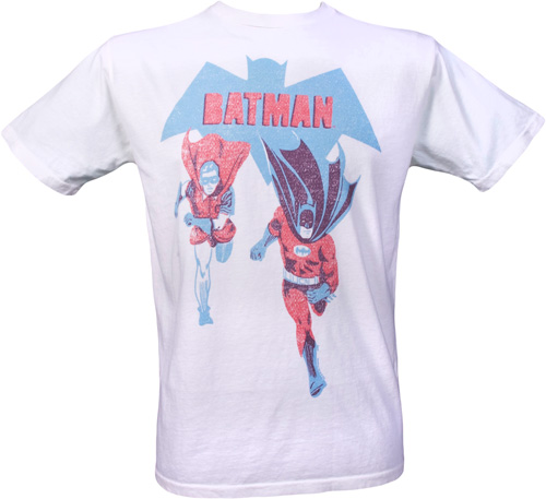 Men` Running Batman and Robin T-Shirt from Junk Food