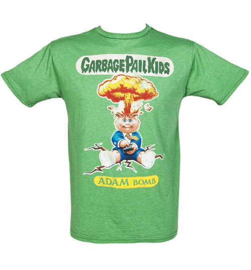 Junk Food Mens Adam Bomb Garbage Pail Kids T-Shirt
