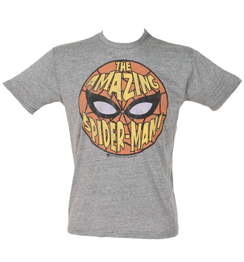 Junk Food Mens Amazing Spiderman Tri-Blend T-Shirt
