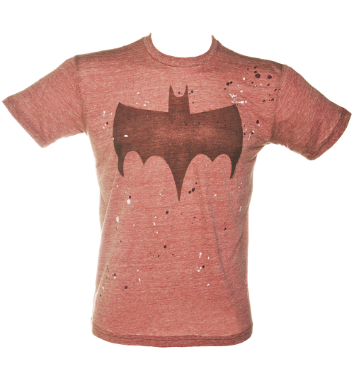 Mens Batman Splatter Triblend T-Shirt from