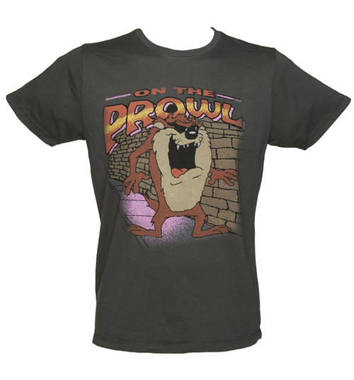 Junk Food Mens Black Tazmanian Devil On The Prowl