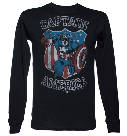 Mens Captain America Pullover from Junk Food