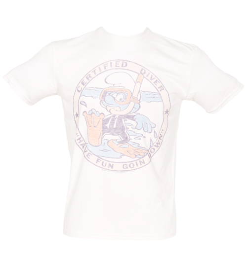 Mens Certified Diver Smurfs T-Shirt from