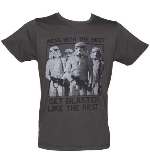 Mens Charcoal Mess With The Best Star Wars