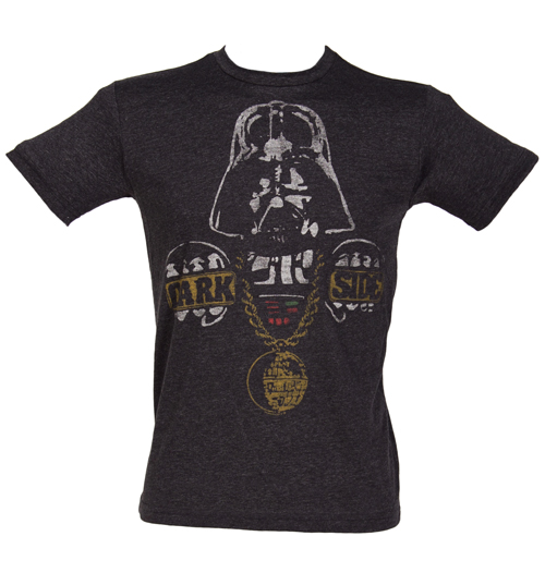 Junk Food Mens Darth Vader Dark Side Triblend T-Shirt