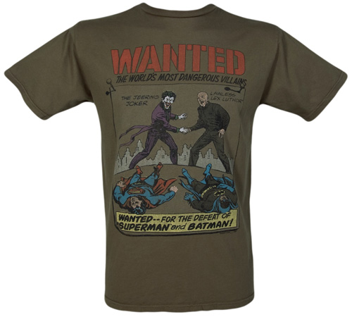 Mens DC Most Wanted T-Shirt from Junk Food