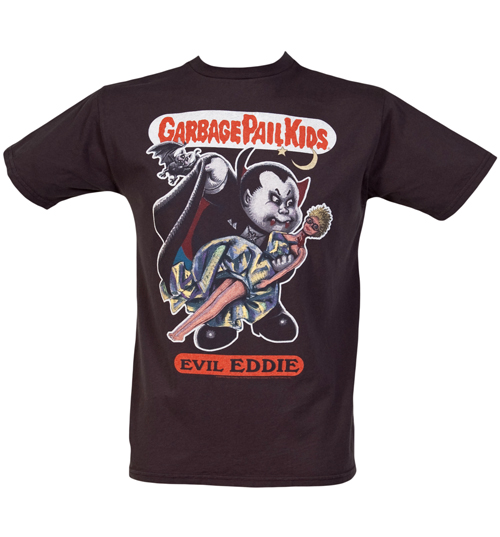 Junk Food Mens Evil Eddie Garbage Pail Kids T-Shirt