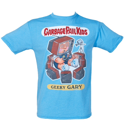 Junk Food Mens Geeky Gary Garbage Pail Kids T-Shirt