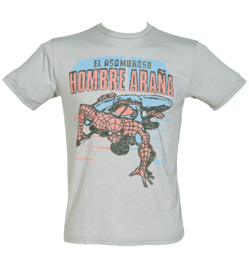 Junk Food Mens Hombre Arana Spiderman T-Shirt from