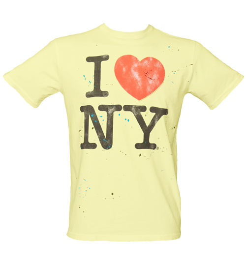 Junk Food Mens I Love NY Sugar White T-Shirt from