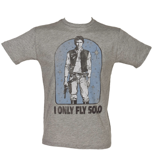 Junk Food Mens I Only Fly Solo Star Wars T-Shirt from