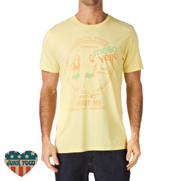 Junk Food Mens Junk Food Mello Yello T-Shirt - Vintage