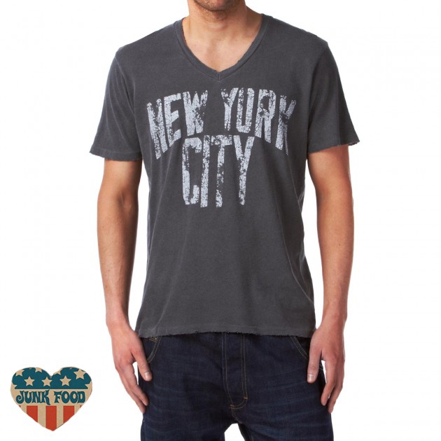 Mens Junk Food New York City T-Shirt - Pepper