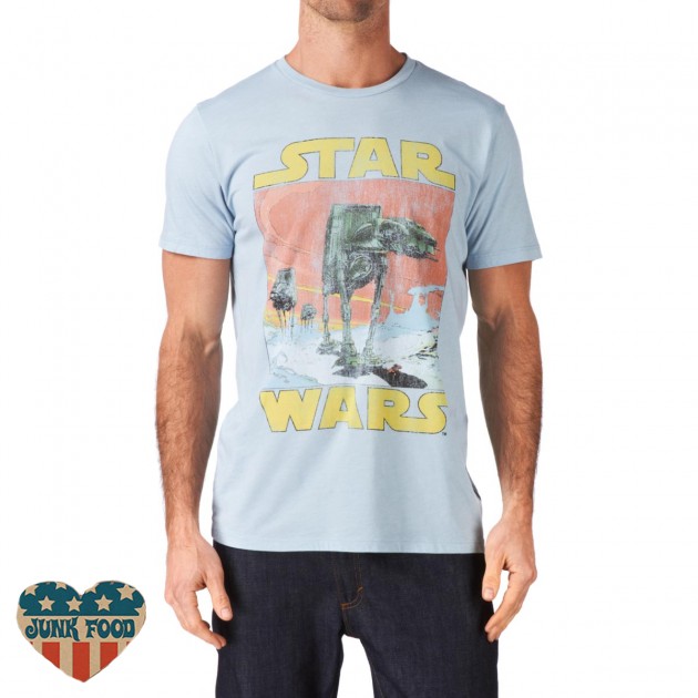 Mens Junk Food Star Wars T-Shirt - Chalk
