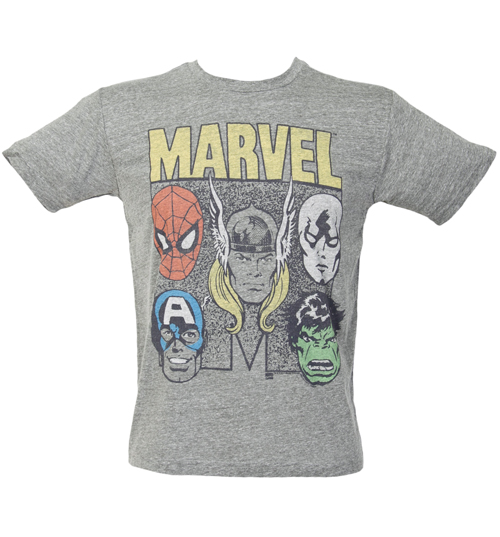 Mens Marvel Heroes Triblend T-Shirt from