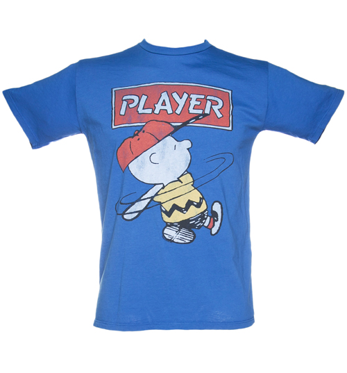 Junk Food Mens Peanuts Player T-Shirt from Junk Food