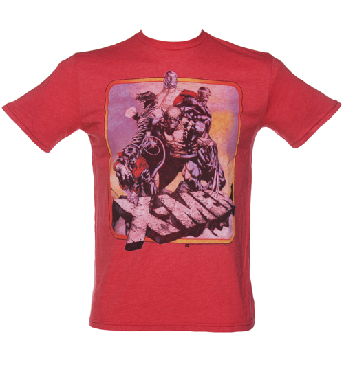 Junk Food Mens Red X-Men T-Shirt from Junk Food