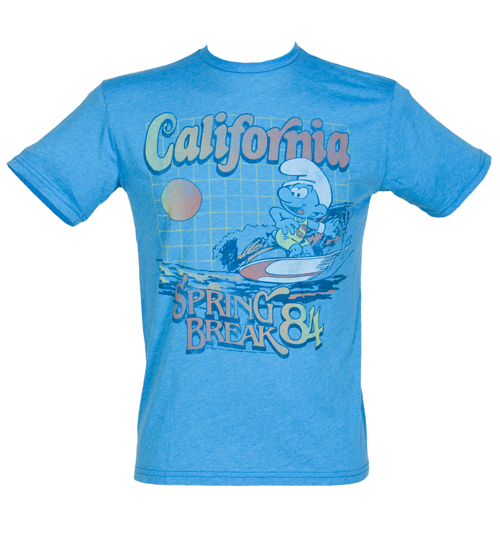 Mens Smurf California Spring Break 84