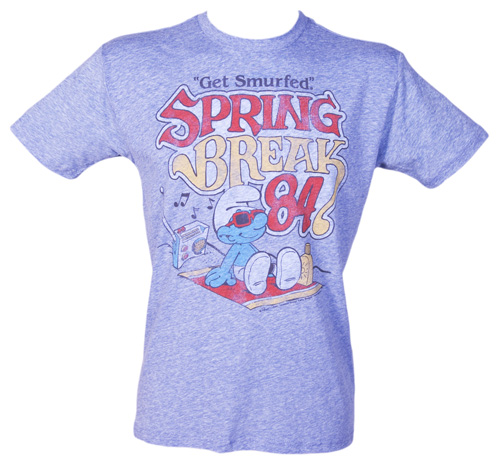 Mens Smurfs Spring Break 84 T-Shirt