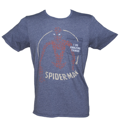 Junk Food Mens Spiderman I Do Amazing Things T-Shirt