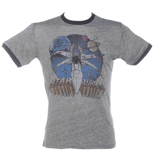 Junk Food Mens Star Wars X-Wing Fighter T-Shirt from