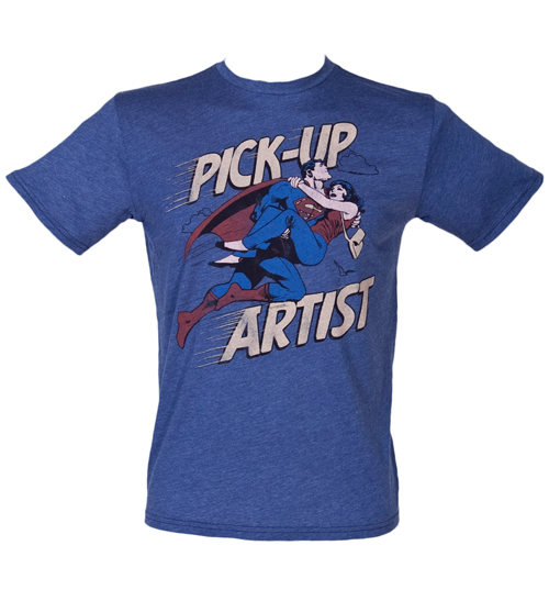 Junk Food Mens Superman Pick-Up Artist T-Shirt from
