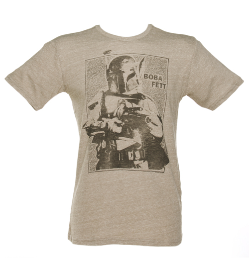 Mens Triblend Star Wars Boba Fett T-Shirt