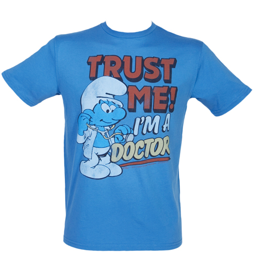 Mens Trust Me Im A Doctor Smurf
