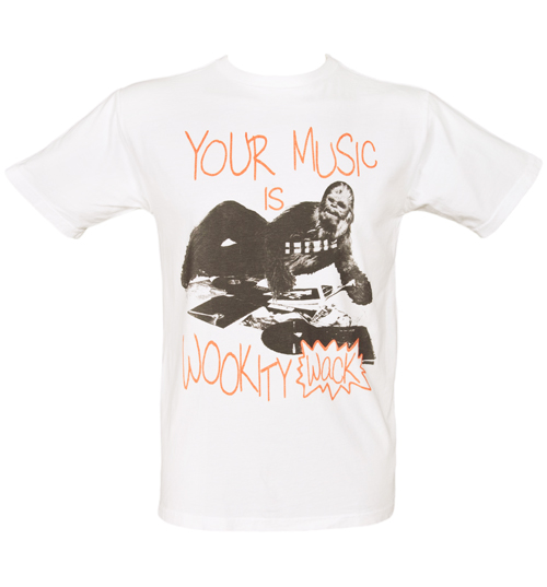 Junk Food Mens Your Music Is Wookity Wack T-Shirt